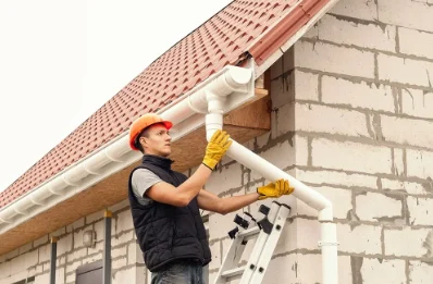 Pose et remplacement de gouttières à Hours